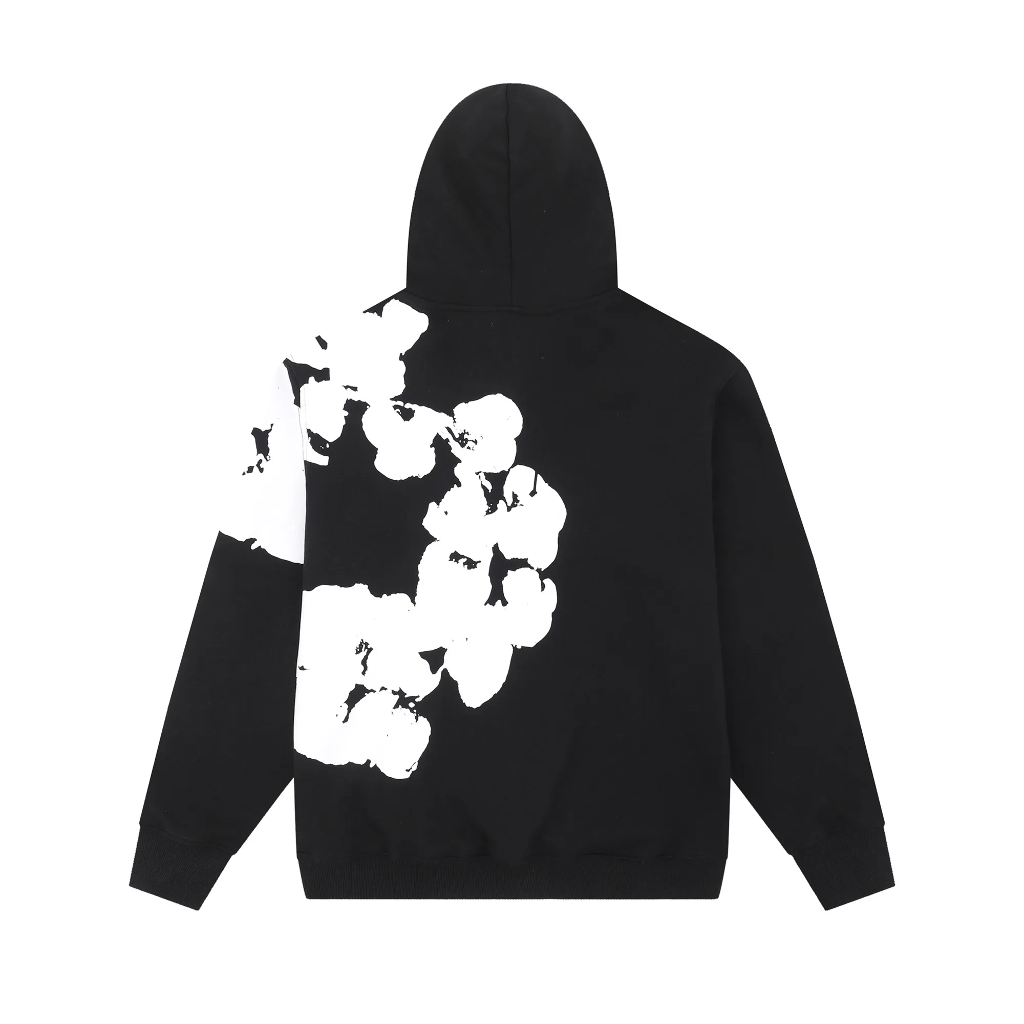 D116# P230 Denim Tears Biggie Cotton Wreath Sweatshirt Black 400g kapok high quality 100% cotton printed hoodie hooded sweatshirt color (color): black (black), gray (gray), Pruple (purple) Size: S M L XL